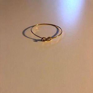 Gold infinity bracelet